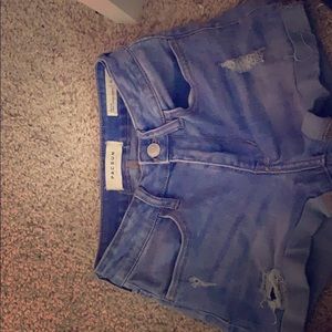Size 23 Pacsun Super Stretch Jean Shorts